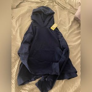 Blue athletic hoodie
